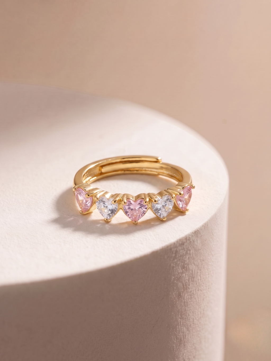 Heart on finger