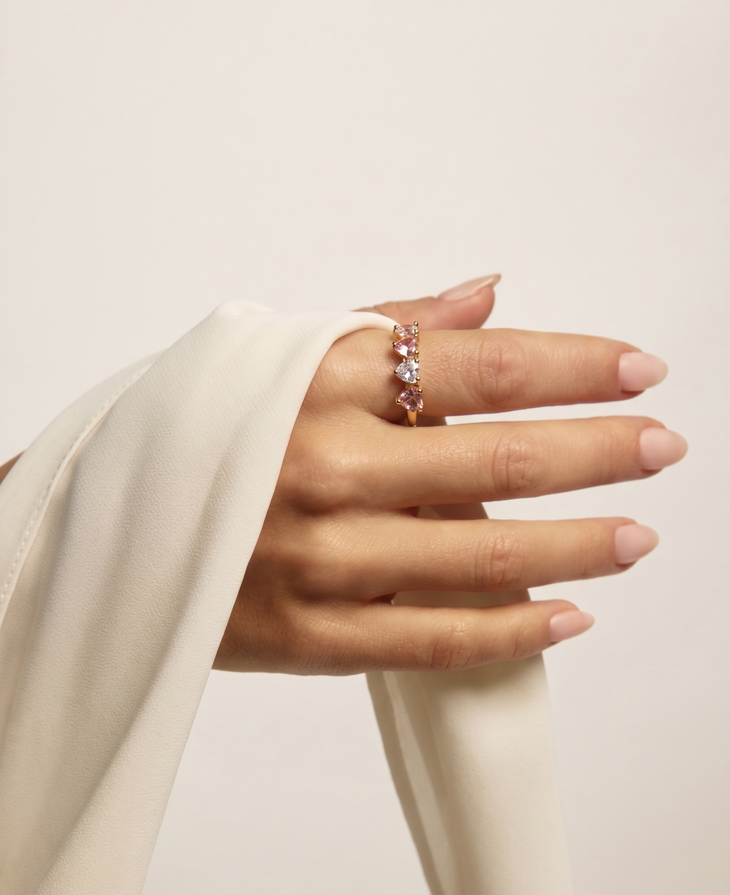 Heart on finger